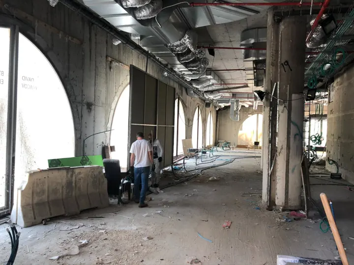 סניף בנק ירושלים בתהליך העבודה